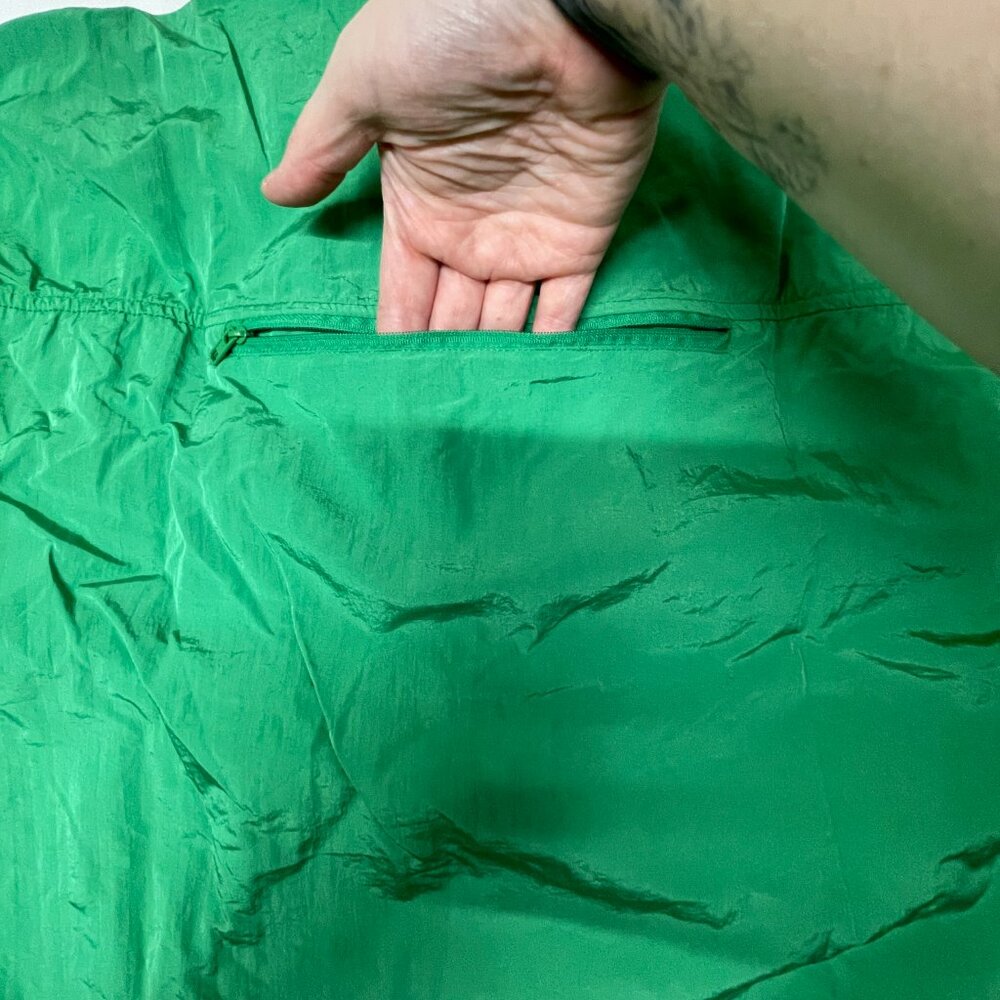 Diane Von Furstenberg green windbreaker pullover - Picture 13 of 13